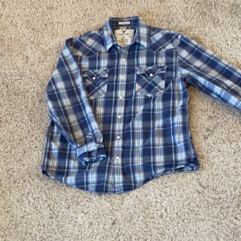 🔥🔥3/$20 American Eagle button down shirt